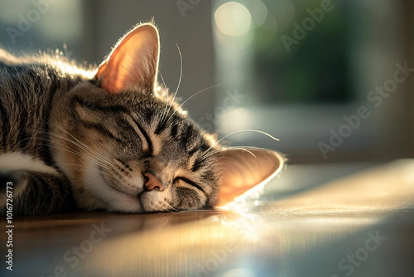 Obraz Cat Sunbathing.