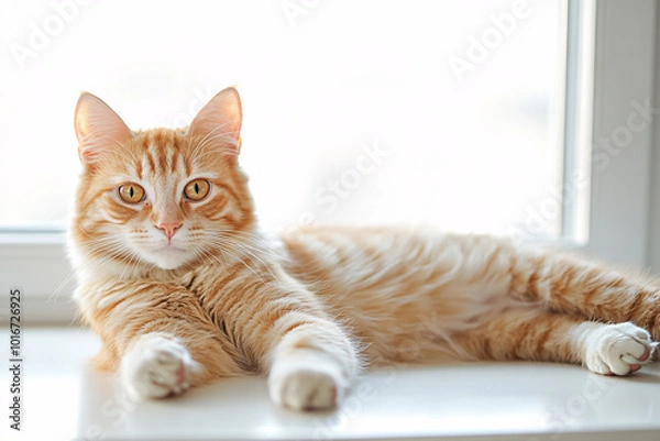 Fototapeta Cute Ginger Cat.