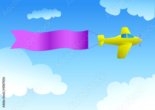 Obraz Avion publicitaire