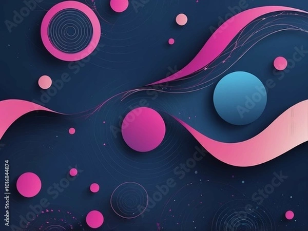 Fototapeta Collection of Abstract Backgrounds in Many styles 