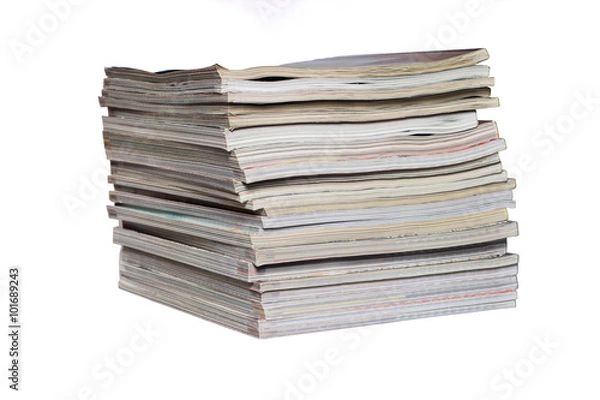 Obraz Stack of magazines