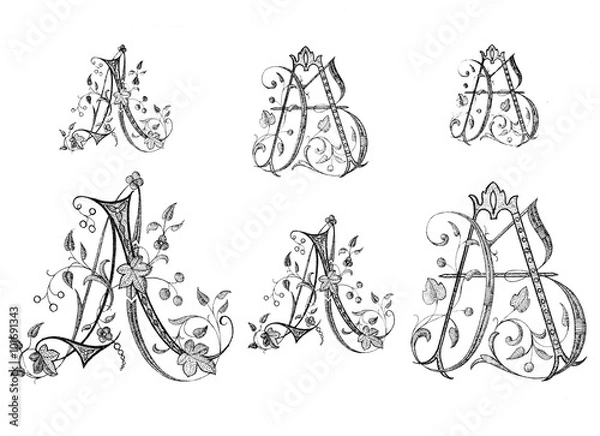 Fototapeta Monogramm#1