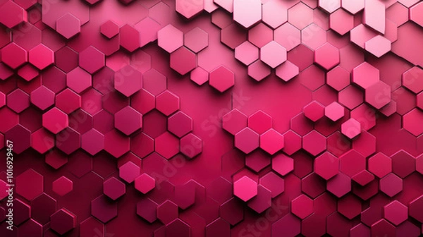 Obraz 3D Pink Cube Texture