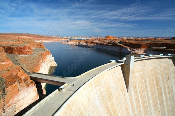 Obraz zapora hydrauliczna