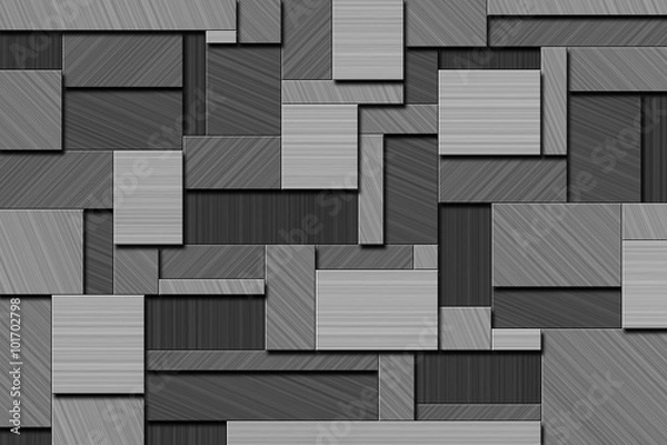 Obraz A Cubist Abstract Background with Squares