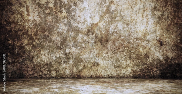 Fototapeta dark grunge interior