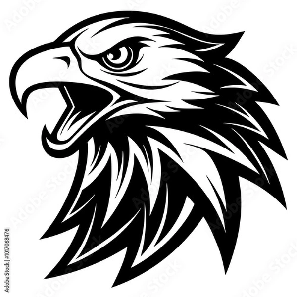 Obraz eagle head vector illustration