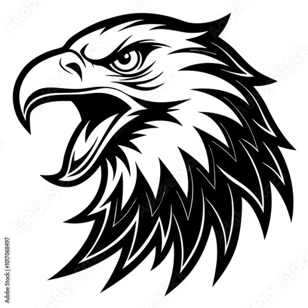 Obraz eagle head vector illustration
