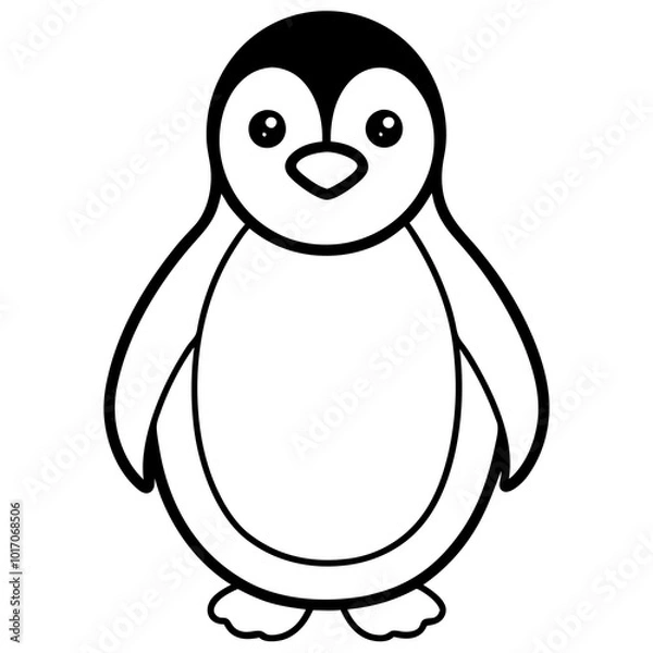 Obraz penguin vector illustration