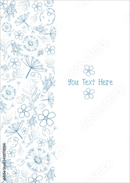 Fototapeta Dandelion card