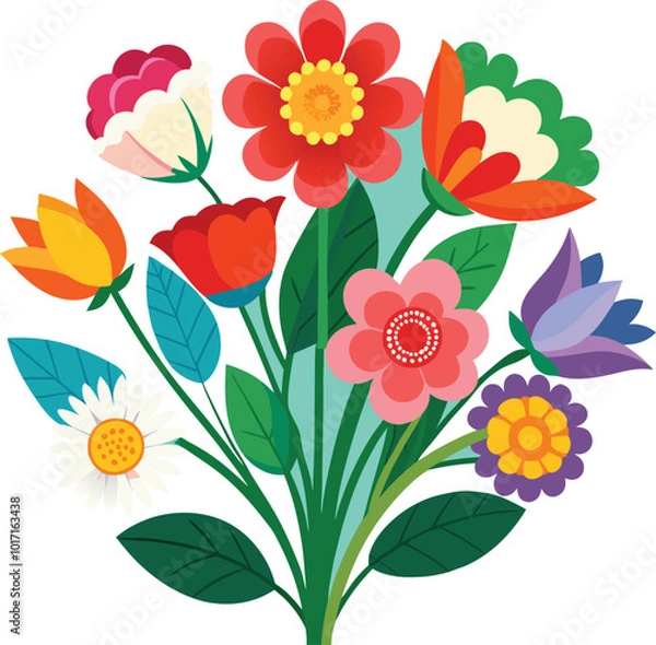 Obraz flower vector png image. 