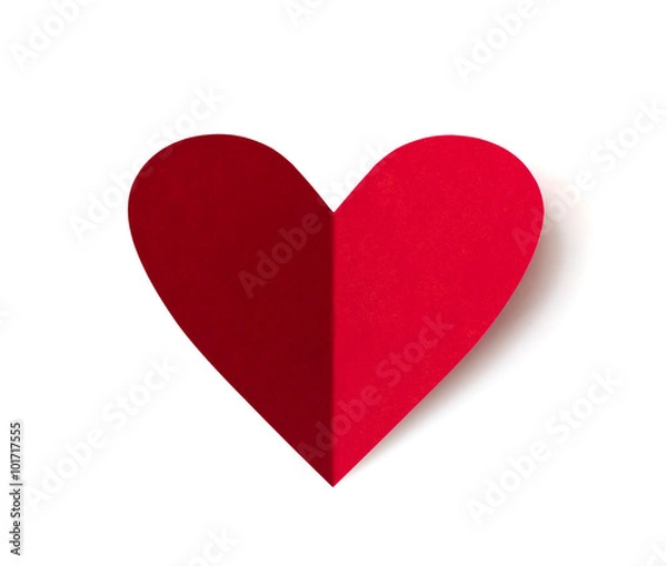 Fototapeta Paper heart for valentines day