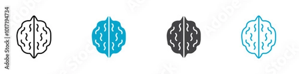 Fototapeta walnut icon Simple vector set isolated