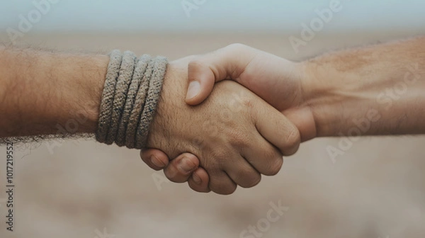 Obraz handshake between two people