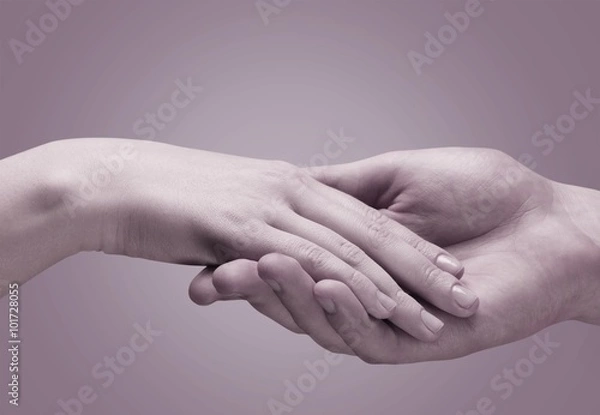 Fototapeta Holding Hands.