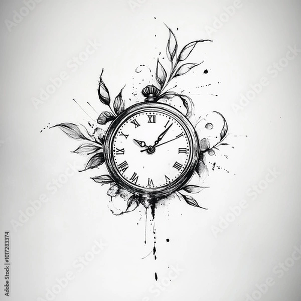 Fototapeta time is money concept 