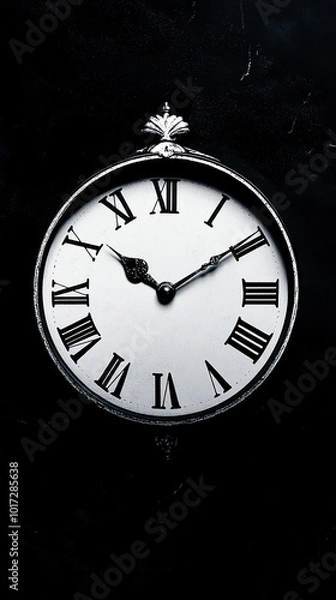 Fototapeta clock on wall