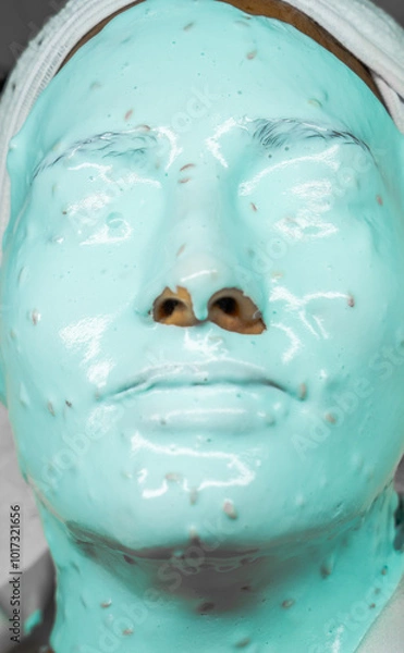 Obraz skincare blue mask