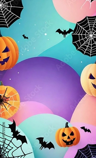 Obraz halloween seamless background