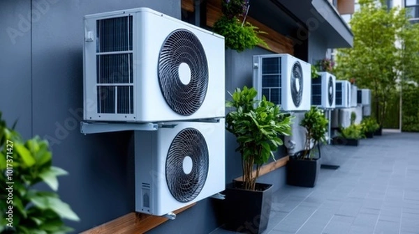 Fototapeta Efficient HVAC System for Modern Spaces