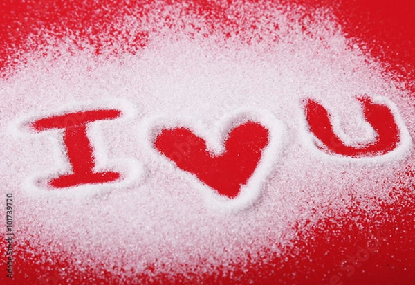 Obraz sugar i love you