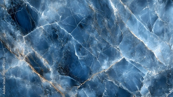 Obraz Abstract Blue Marble Texture Background