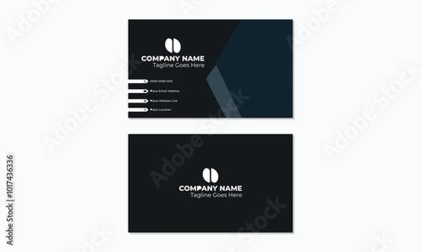 Obraz Simple Business Card Layout