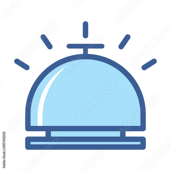 Obraz Reception Bell  icon design illustration