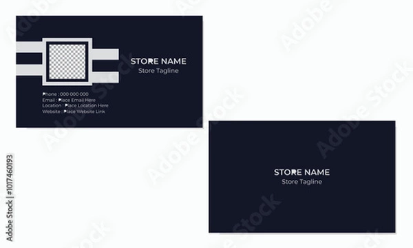 Obraz Simple business card