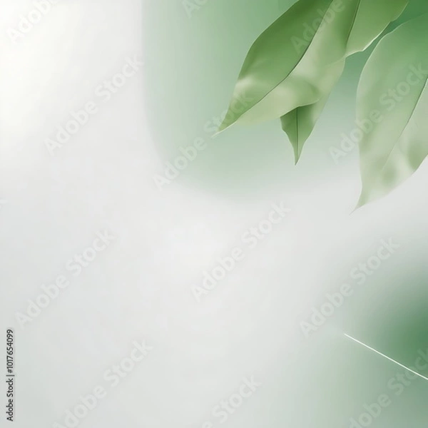 Obraz green leaves background