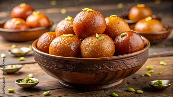 Obraz Pakistani sweets Gulab Jamun