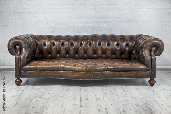 Obraz sofa w stylu vintage