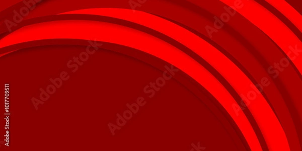 Fototapeta Modern red background with circle shape. red vector gradient abstract background. Vector. abstract graphic design Futuristic concept banner pattern presentation background.