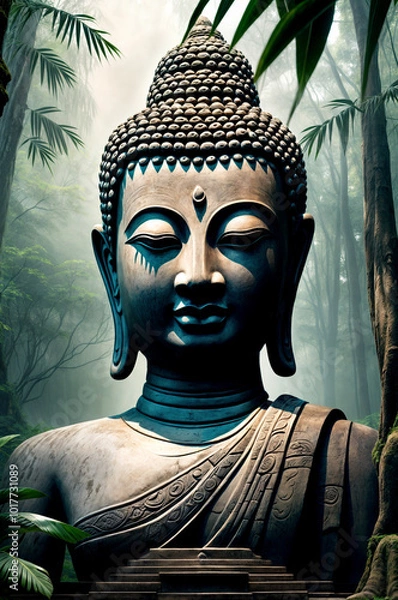 Obraz Golden Buddha Statue	