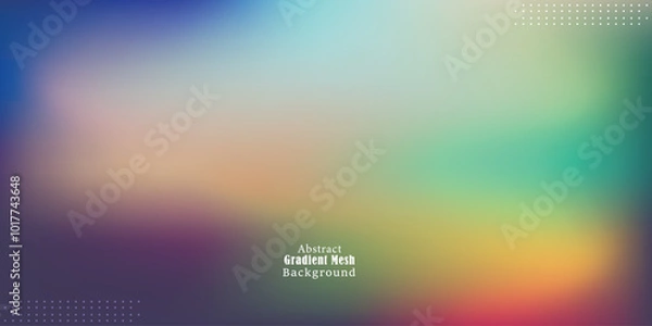 Fototapeta Abstract Gradient Mesh Background vector EPS10