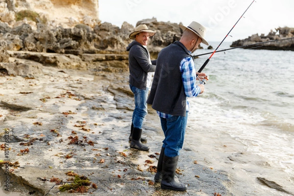 Fototapeta Picture of fisherman 