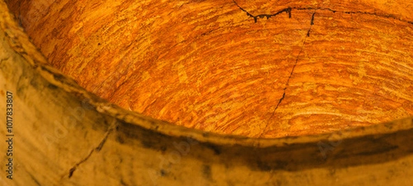 Obraz Handmade Pottery crack and texture for background (Selective Focus)