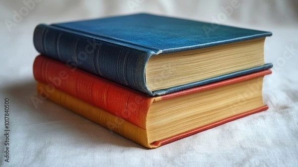 Fototapeta Stack of Three Books