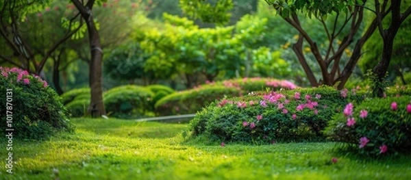 Fototapeta Floral Arrangement with Greenery