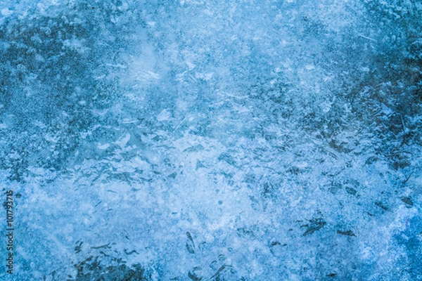 Obraz Ice closeup shot