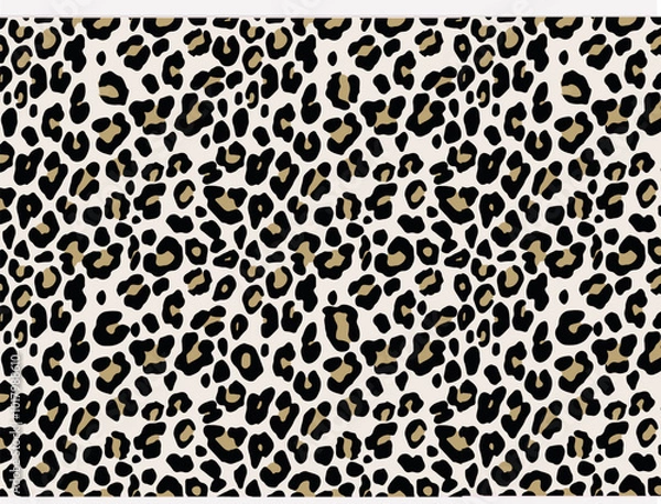 Obraz leopard animal print vector design  and background
