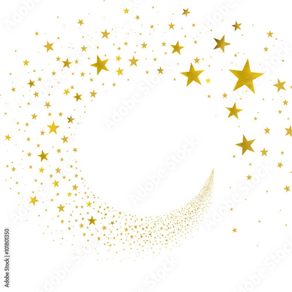 Obraz Stream Gold Stars