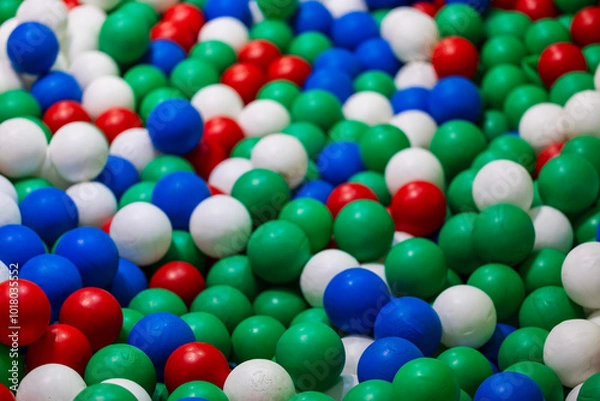 Obraz colourful ball pit balls