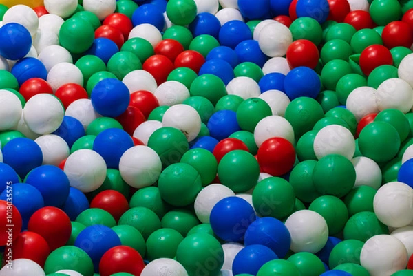 Obraz colourful balls in ball pit