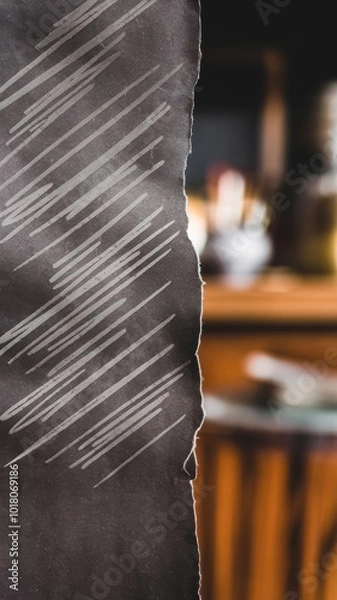 Obraz Textured Paper with Blurred Background Elements