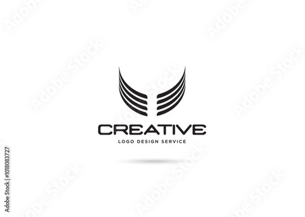 Obraz Eagle Wings Logo Template