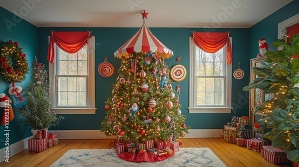 Fototapeta Christmas Tree Decor.