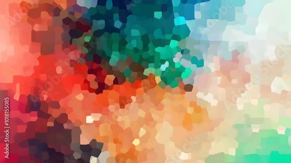 Obraz Abstract Colorful Geometric Mosaic Background Pattern