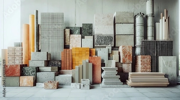 Fototapeta Concrete and Stone Building Materials Textures and Patterns