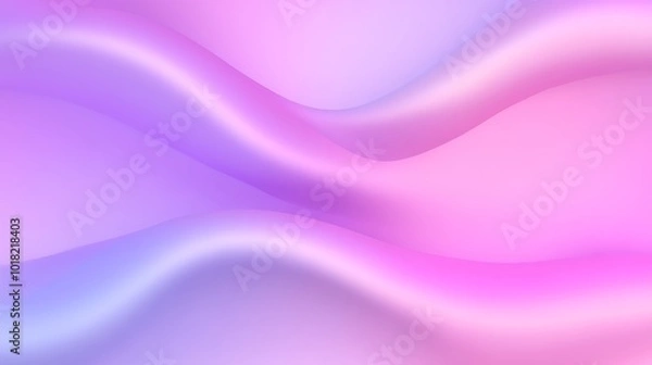 Obraz A pink gradient background illustration that is girly, chic and stylish